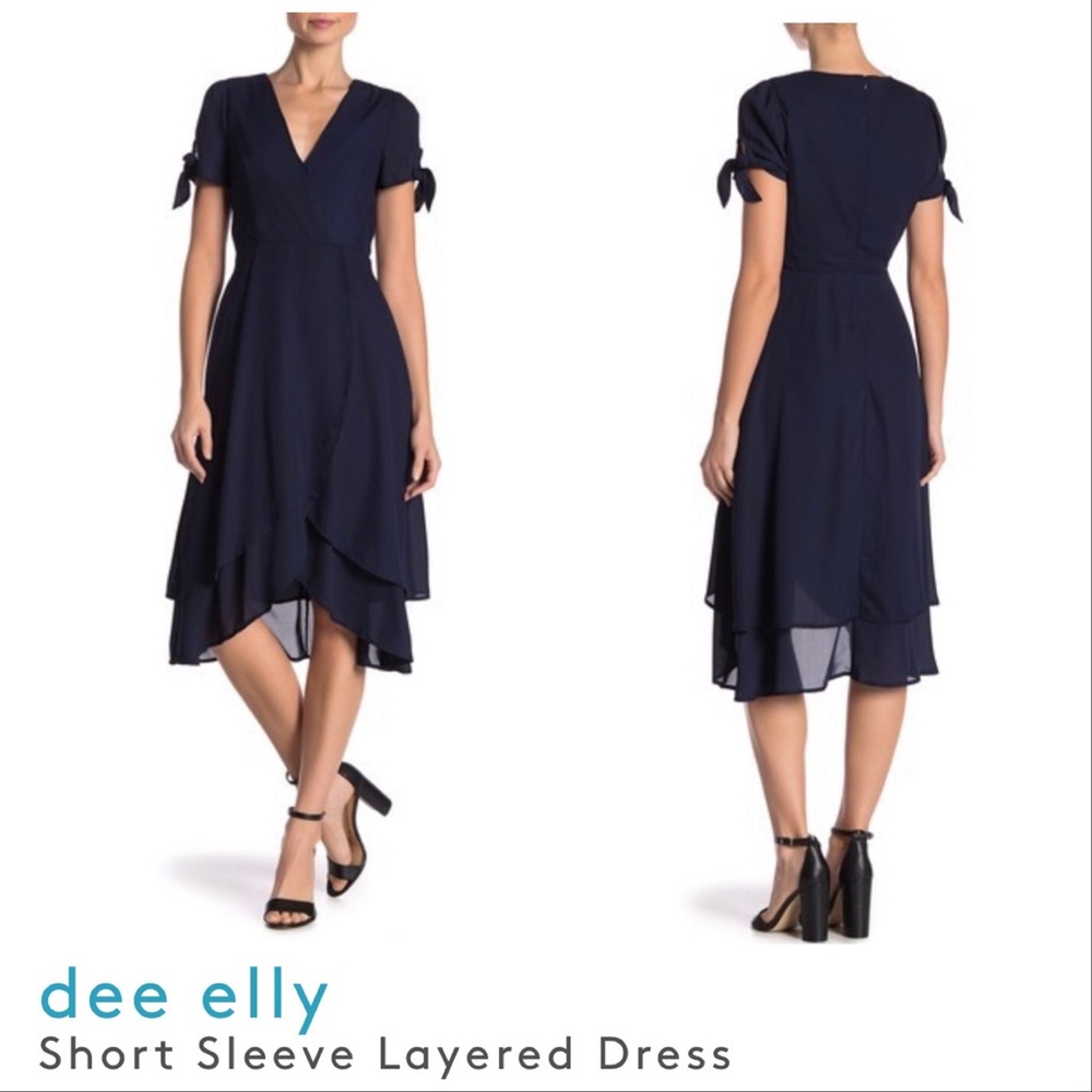 New Dee Elly short sleeved layered Dress medium